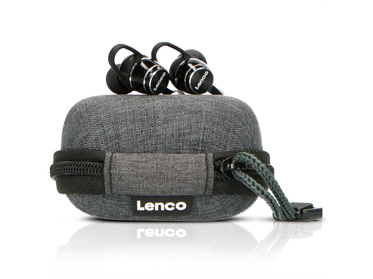 Lenco Casque Bluetooth EPB-160BK, noir,IPX4, avec étui de chargement