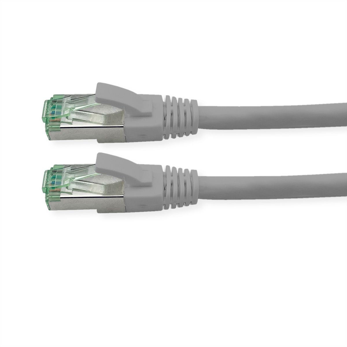 ROLINE RM Cordon Cat.6A S/FTP(PiMF), gris, 0,3 m