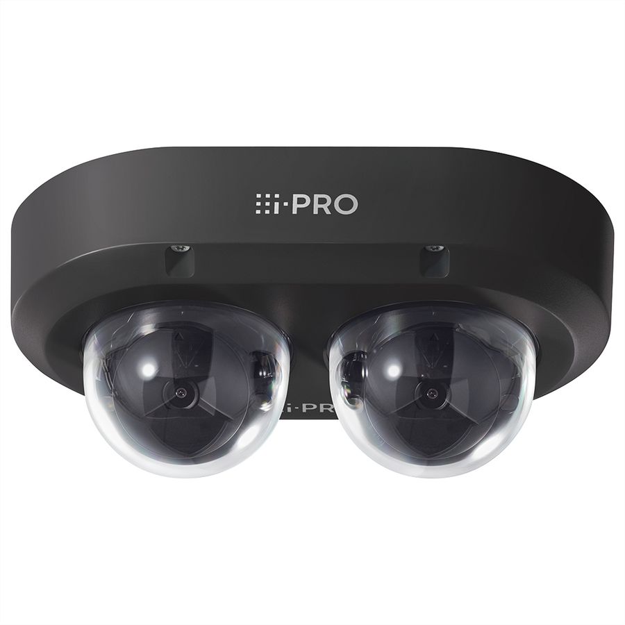 i-PRO WV-S85702-F3L Multisensor Kamera 2x 8 MP, 104°, IR-LED 40m, schwarz