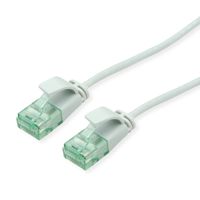 ROLINE RM Cordon Data Center UTP Cat.6A (Classe EA), slim, gris, 1 m