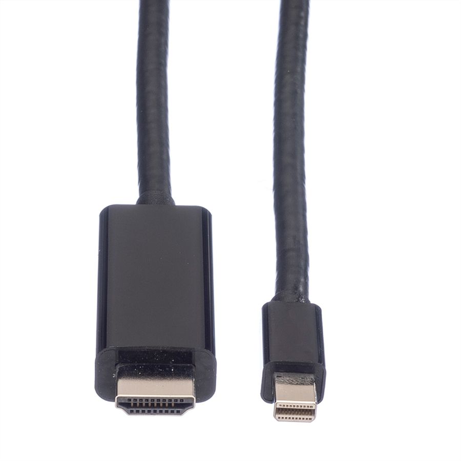 VALUE Mini DisplayPort Kabel, Mini DP-UHDTV, ST/ST, schwarz, 2 m