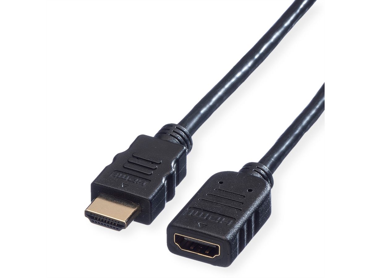 VALUE HDMI High Speed Verlängerungskabel, mit Ethernet, ST-BU, 2 m