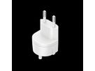 Adaptateur fixe D, prise de sécurité/CH, 2 pôles, T11, blanc