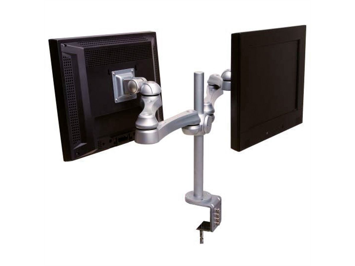ROLINE Bras multi LCD, support pour 2 LCD, 4 pivots