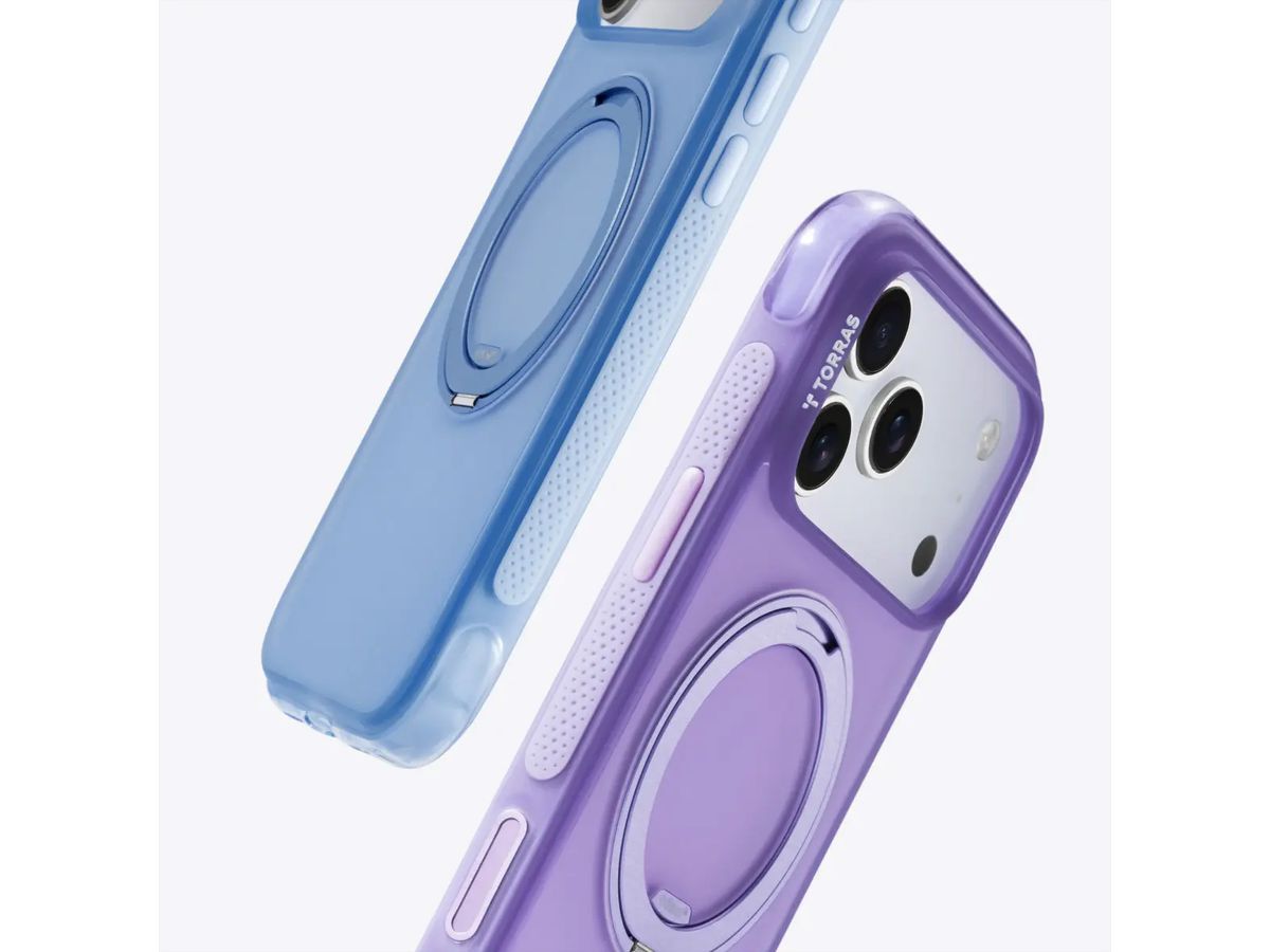 Torras Ostand O3 Air Schutzhülle, iPhone 17 pro, violett