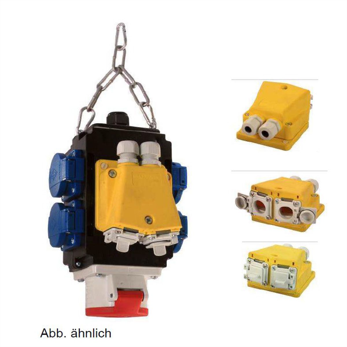 BACHMANN Cube d'alimentation4xCEE7/3 1xCEE