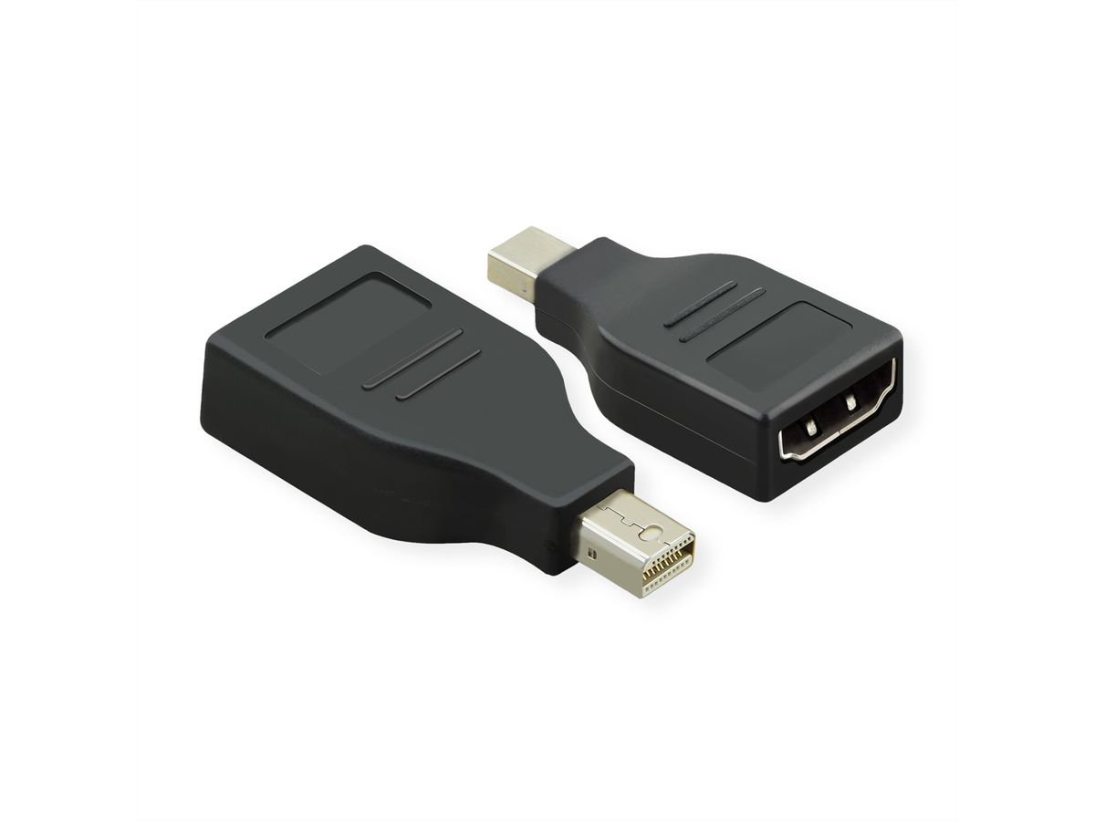 VALUE Adaptateur Mini DisplayPort-HDMI, MiniDP M - HDMI F