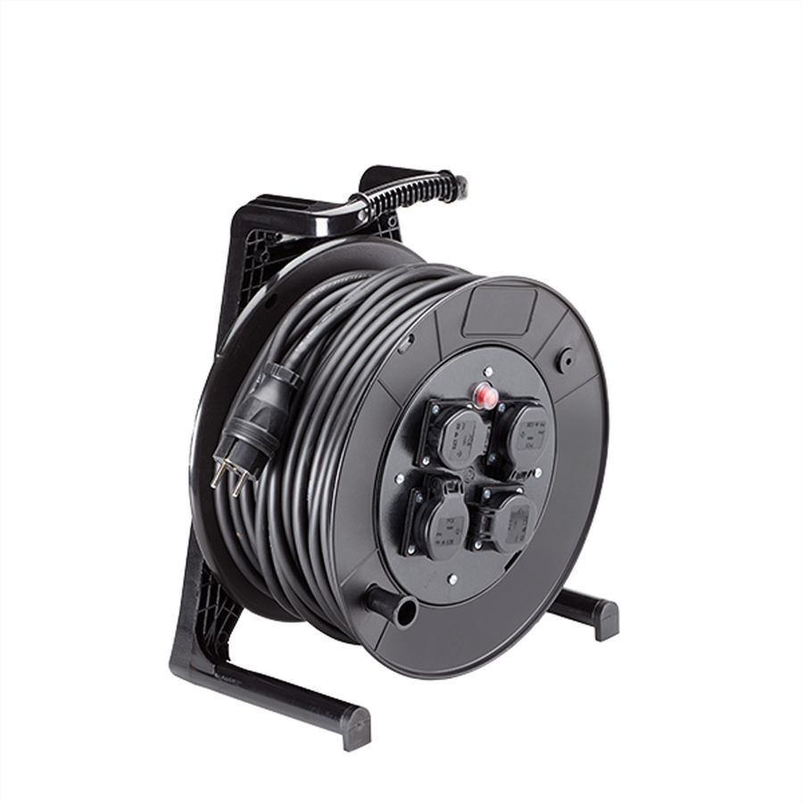BACHMANN Kabeltrommel 4-f IP54, 40m, H07RN-F3 G1,5qmm