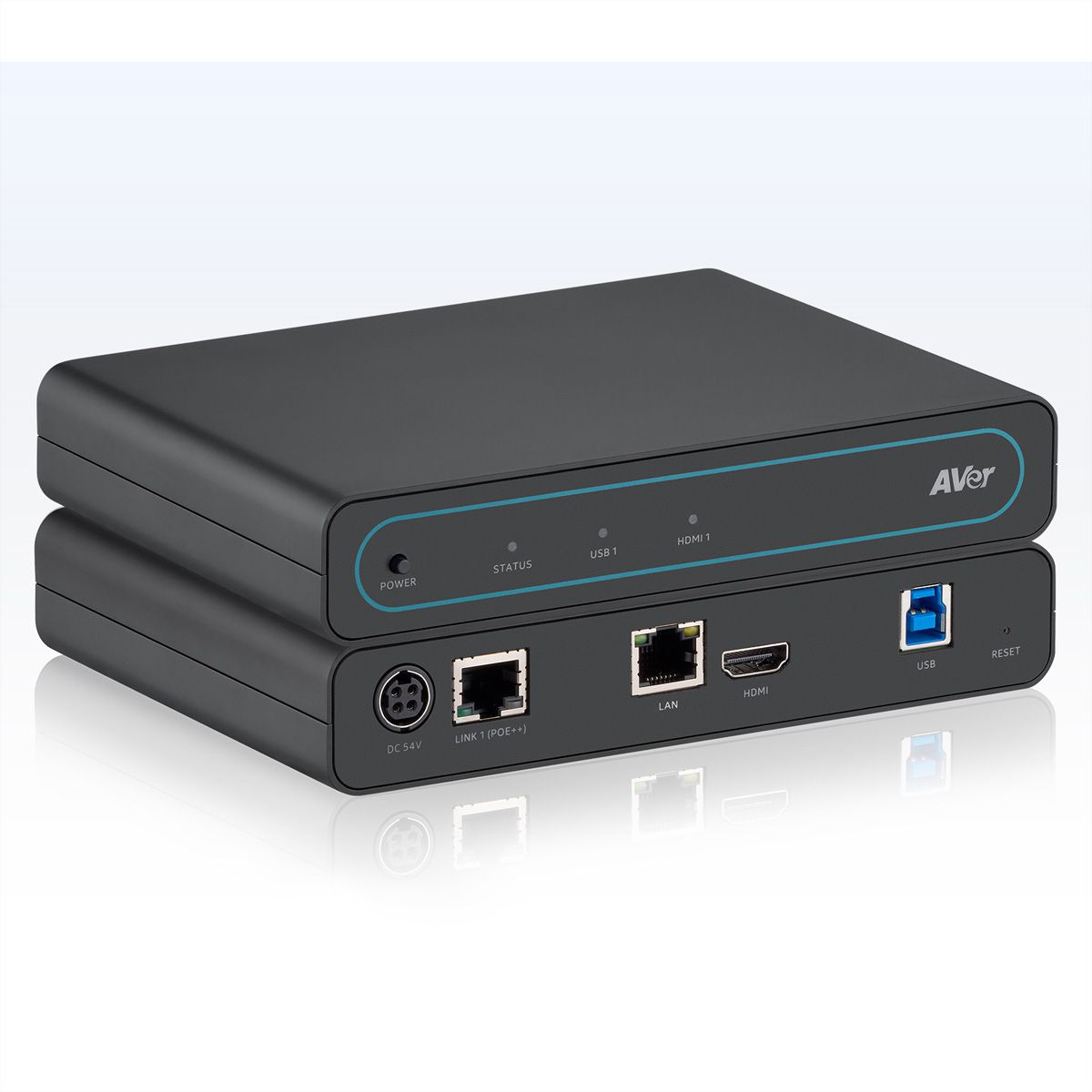 Aver USB Extender UE1, USB 3.0-Erweiterung für PTZ-Kameras, schwarz