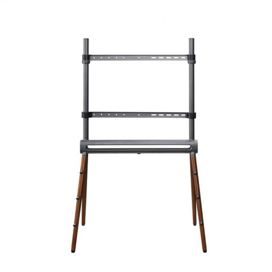 Hagor Système de stand Elia Studio Shine Wood, système de stand autonome, noir/gris