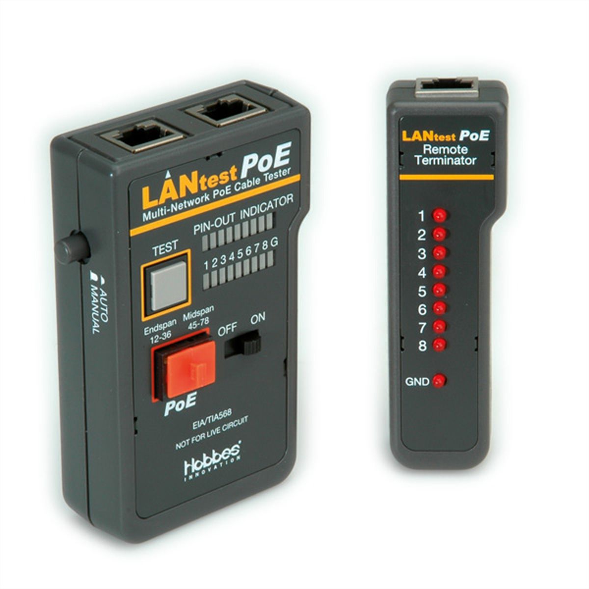 HOBBES LANtest Multinetwork PoE Kabeltester