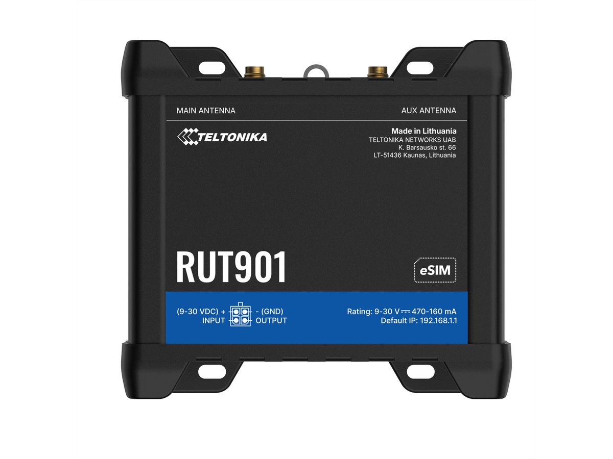 TELTONIKA RUT901 Routeur LTE/4G avec eSIM