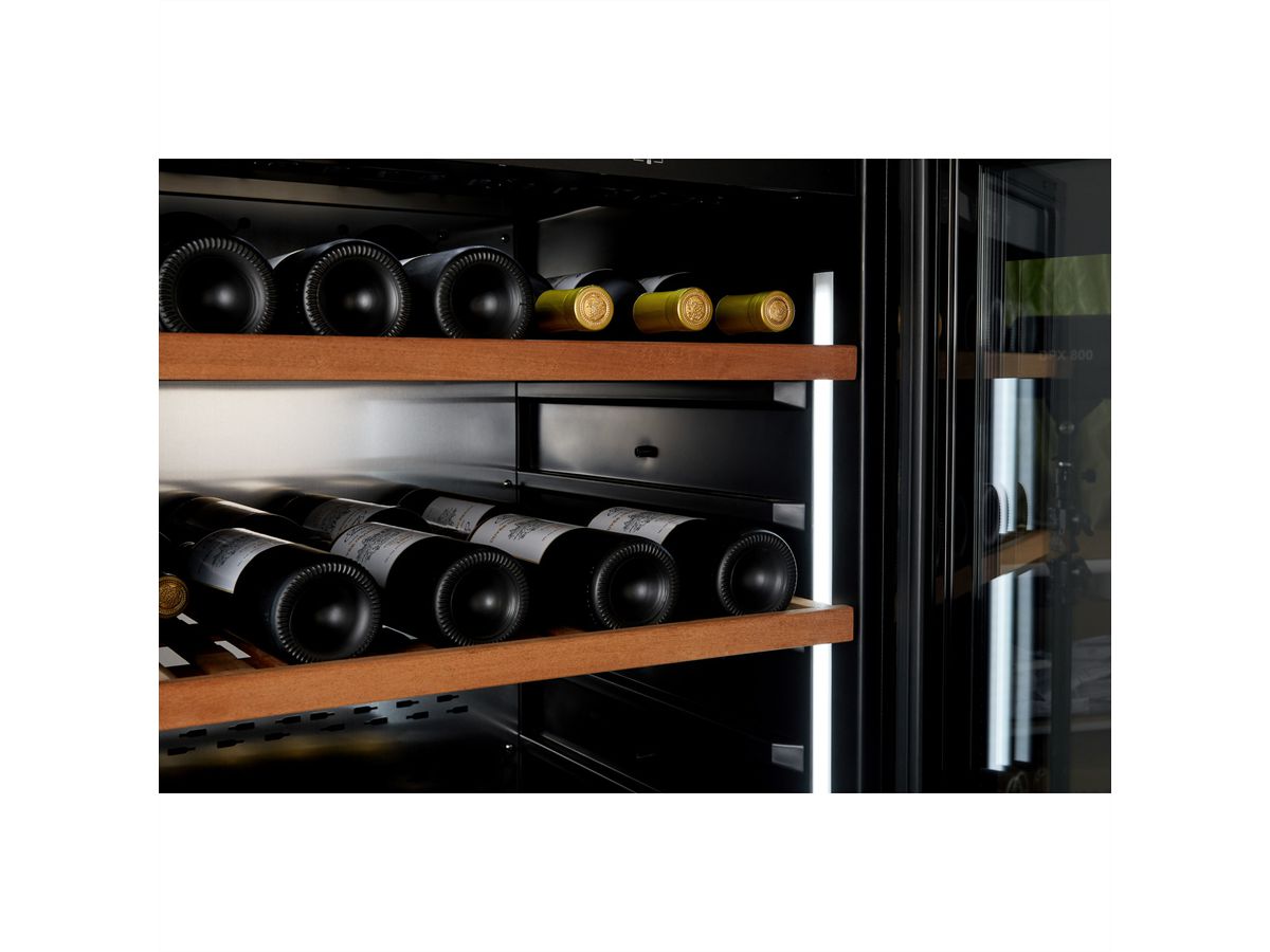 Climadiff Weinkühlschrank MILLESIME 190D, Freistehend, 2 Zonen, 193 Flaschen