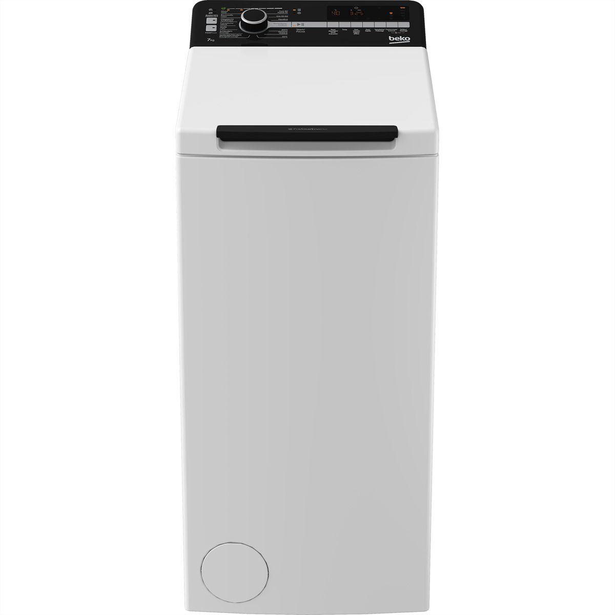 Beko Lave-linge WTL370, Toplader, 7kg, D