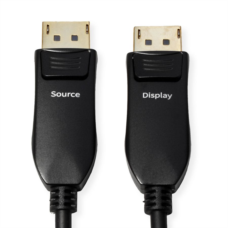 ROLINE Câble DisplayPort v2.1 (AOC), M/M, 15 m