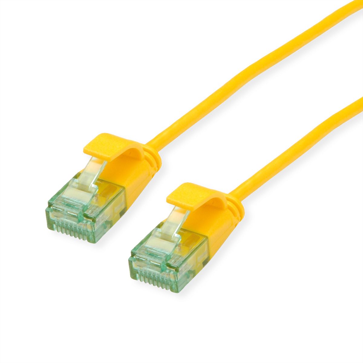 ROLINE RM UTP DataCenter Patchkabel Cat.6A (Class EA), slim, gelb, 2 m