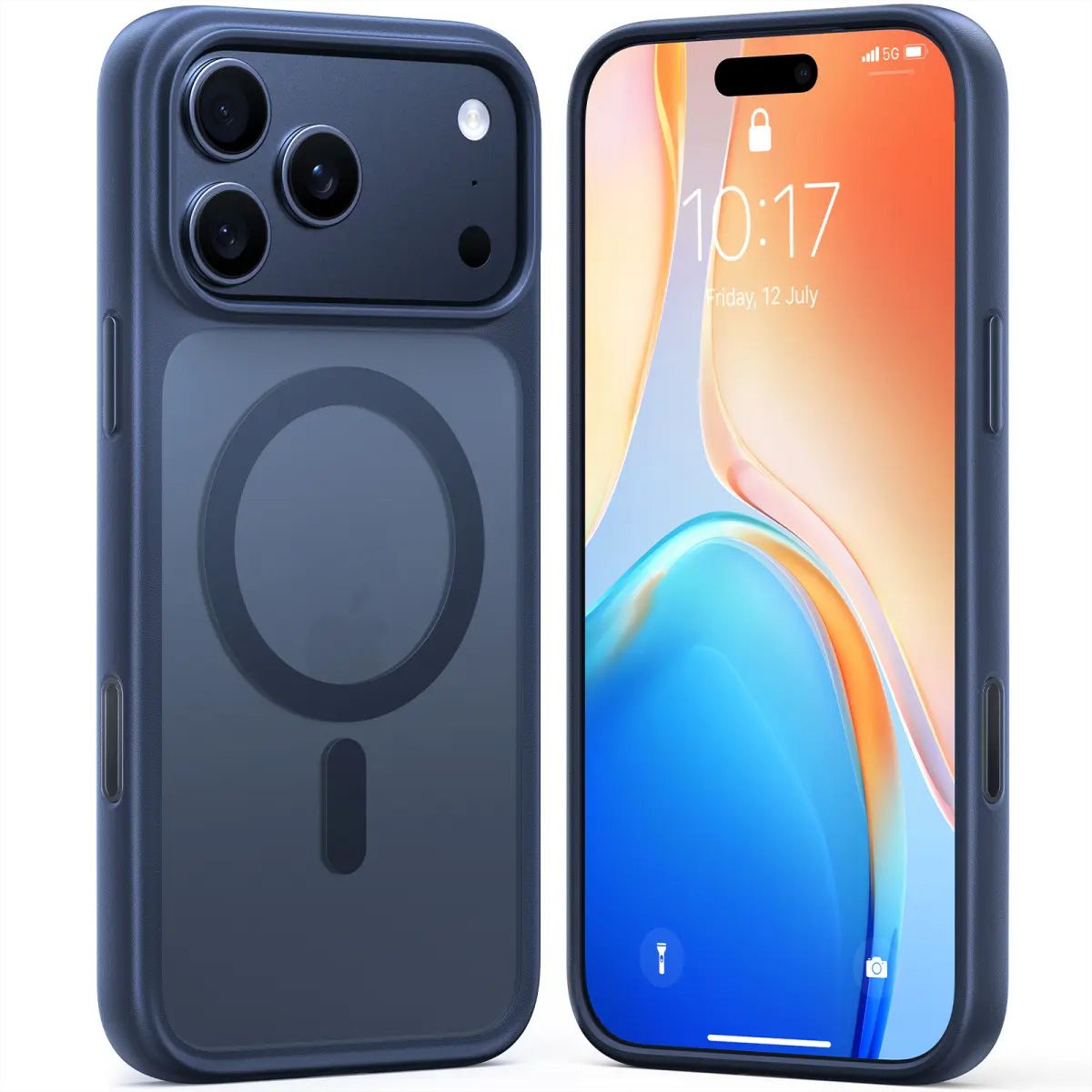 Torras Guardian Case, iPhone 17 Pro Max, MagSafe, bleu