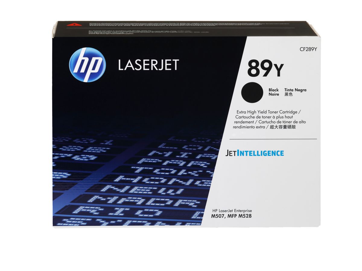 HP 89Y Schwarz Original LaserJet Tonerkartusche mit sehr hoher Reichweite