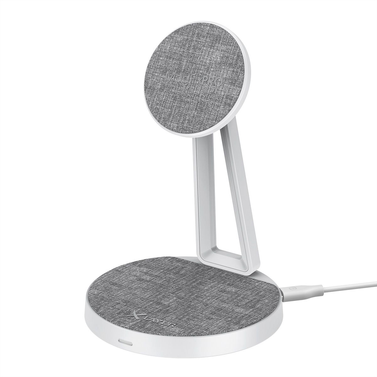 Xlayer Ladestation MagFix Pro 2 in 1 15W Grey/White