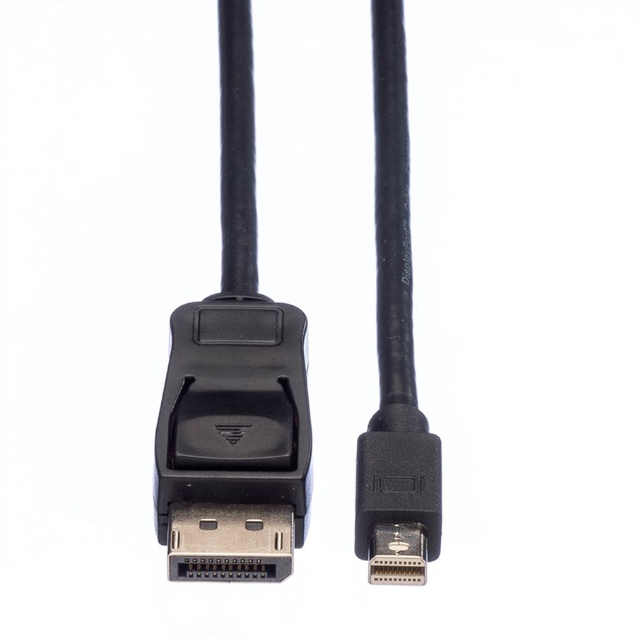 VALUE DisplayPort Kabel, DP ST - Mini DP ST, schwarz, 2 m