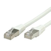 Cordon VALUE Cat.6 (Classe E) S/FTP (PiMF), blanc, 0,5 m
