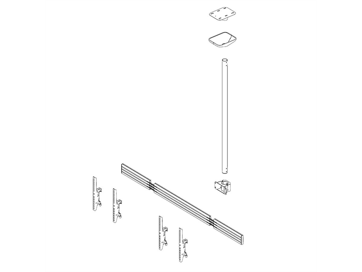 Hagor Deckenhalterung CPS D2L 46-65"