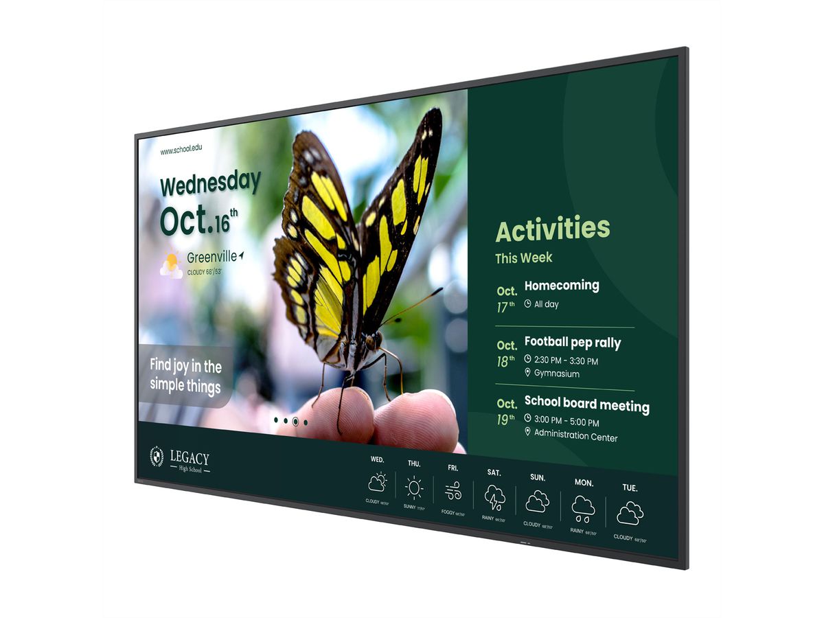 BenQ Signage Display ST5504, 55", 18/7, UHD, 350cd/m²