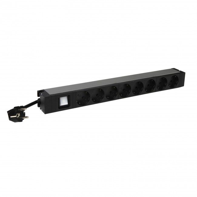 Middle Atlantic Products 646823 Stromverteilereinheit (PDU) 8 AC-Ausgänge 1U Schwarz