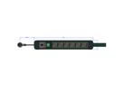 BACHMANN PRIMO 2 6xCEE7/3 1xSchalter mit Schlaufe 2m CEE7/7 RAL6028