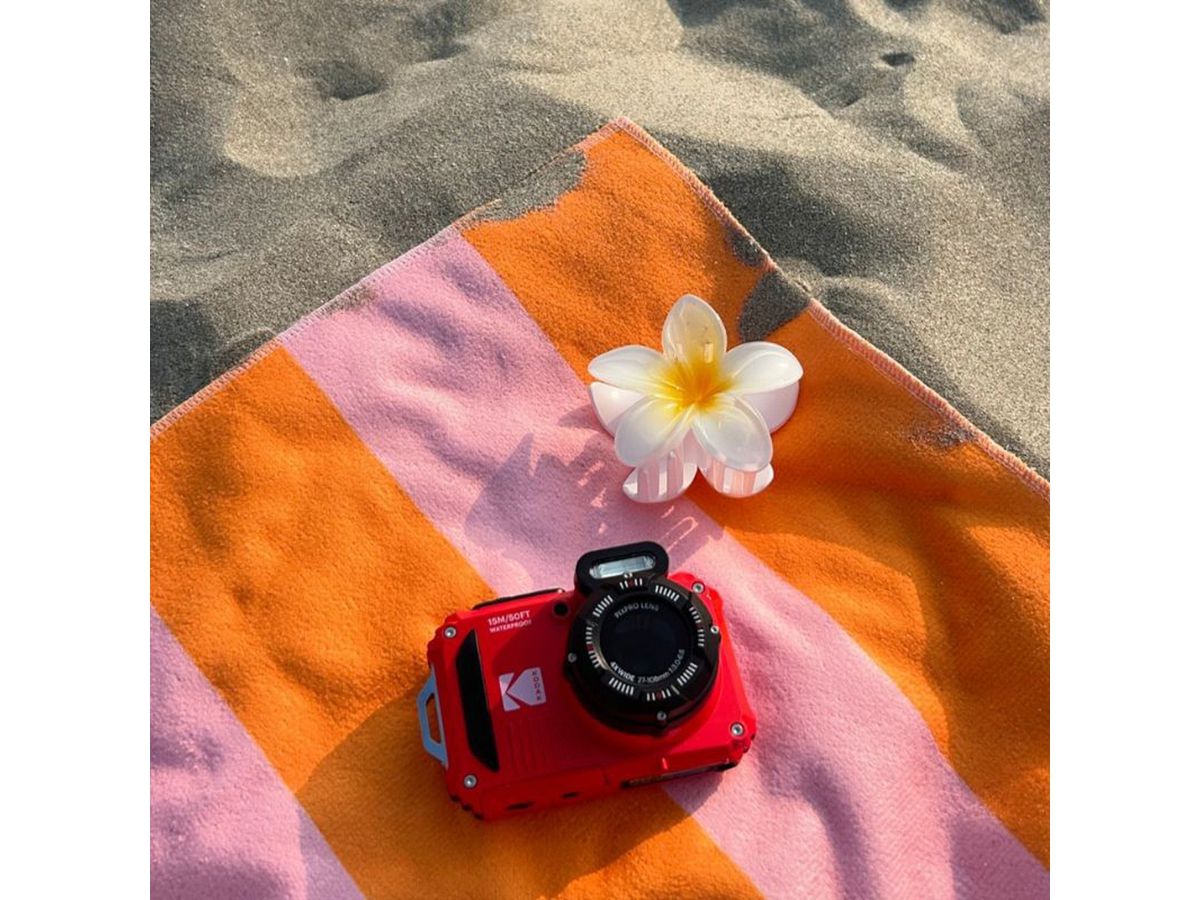 Appareil photo sous-marin Kodak WPZ2RD Bundle, inkl. 2ème batterie + carte SD micro 16Go