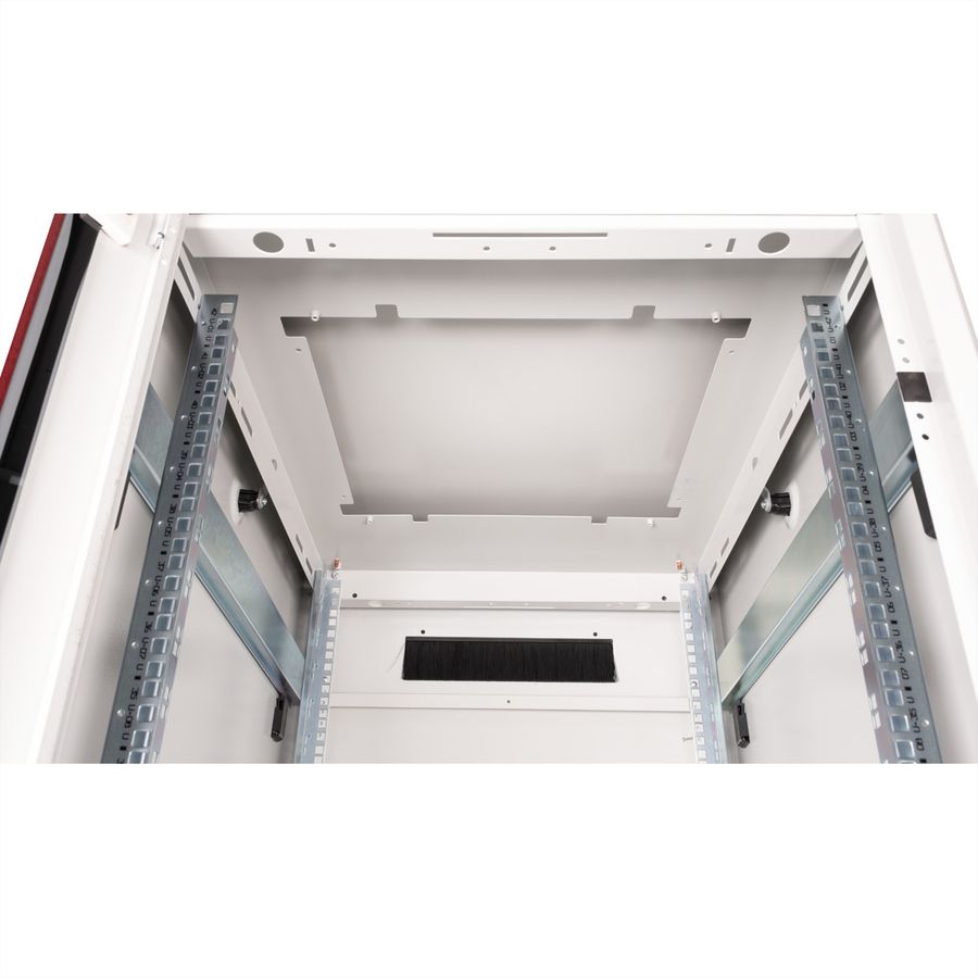 ROLINE 19-Zoll Netzwerkschrank Pro 42 HE, 600x800 BxT Glastür grau