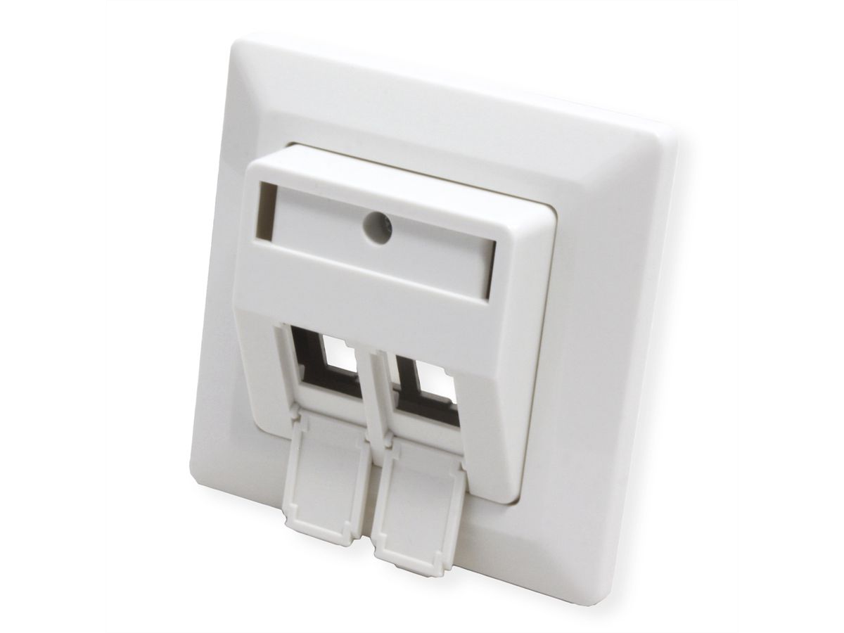 ROLINE Unterputzdose Modulaufnahme, 2fach, für Keystones