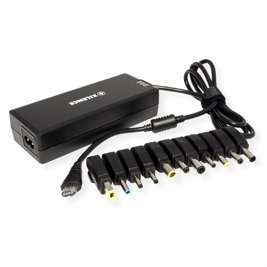 Xilence XM012 Universal Notebook Ladegerät, 11 Adapter, LED Anzeige, 120W