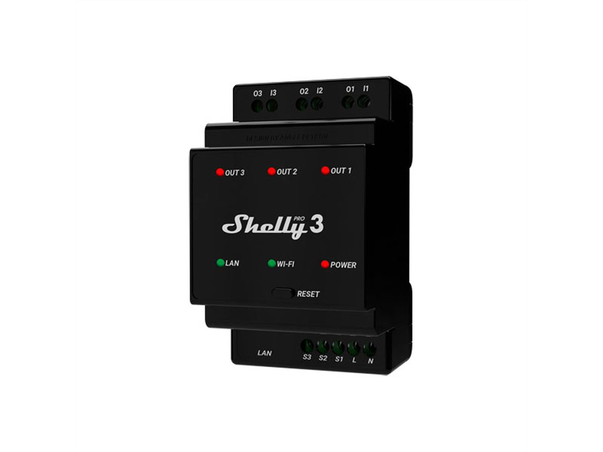 Shelly  Actionneur de commutation PRO 3