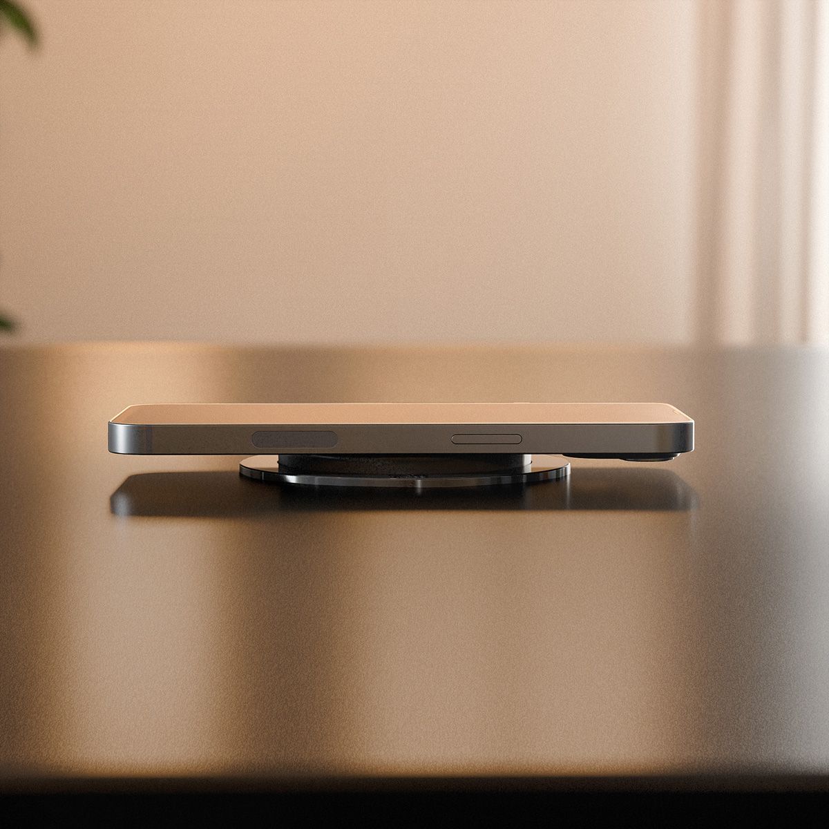 BACHMANN ELEVATOR2 1xCH T13, 1xUSB C Wireless Charger RAL9005 0,5m