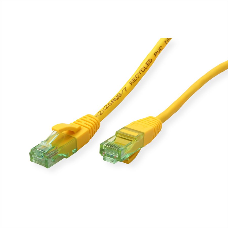 ROLINE RM Patchkabel Cat.6A UTP, gelb, 20 m