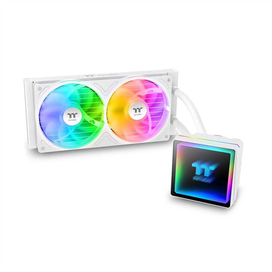 Thermaltake TH240 V3 ARGB Sync AIO CPU-Wasserkühlung, Snow White