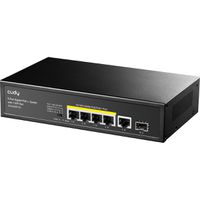 CUDY GS1005PTS Switch 5 ports Gigabit PoE+, 1x SFP 120W