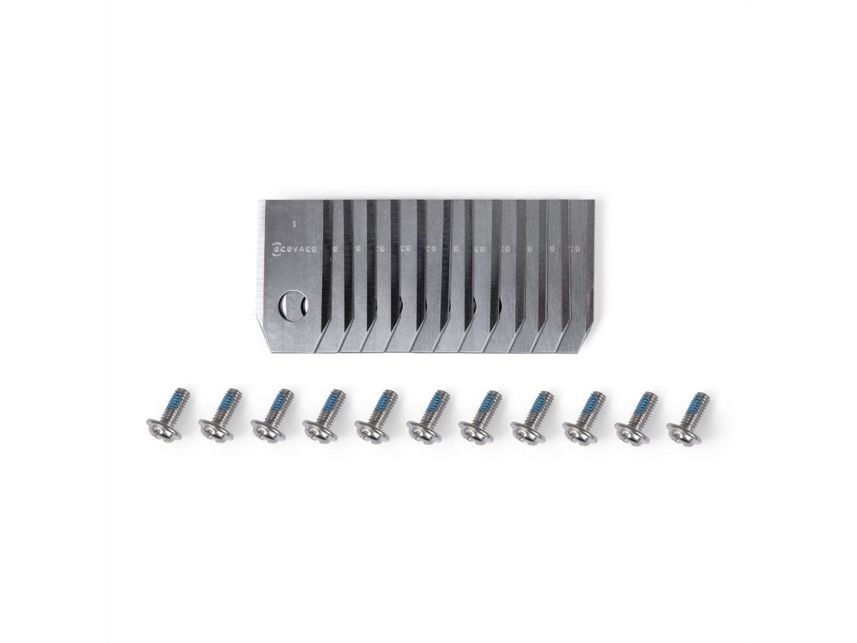 Ecovacs Ersatzmesser 12er Pack, zu Mähroboter GOAT G1