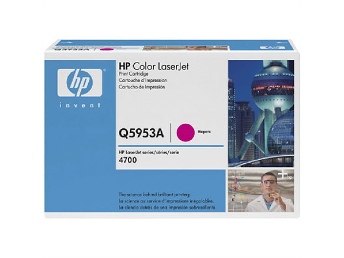 Q5953A, HP Color LaserJet Druckkassette magenta, ca. 10.000 Seiten