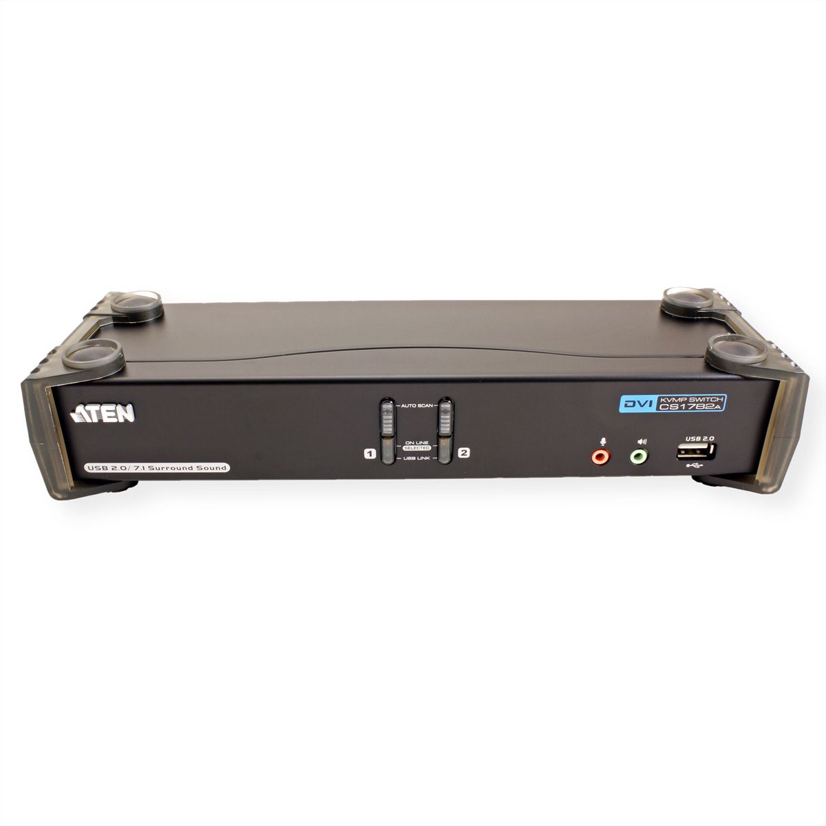 ATEN CS1782A Switch KVM Dual-Link DVI, USB, Audio, 2 ports