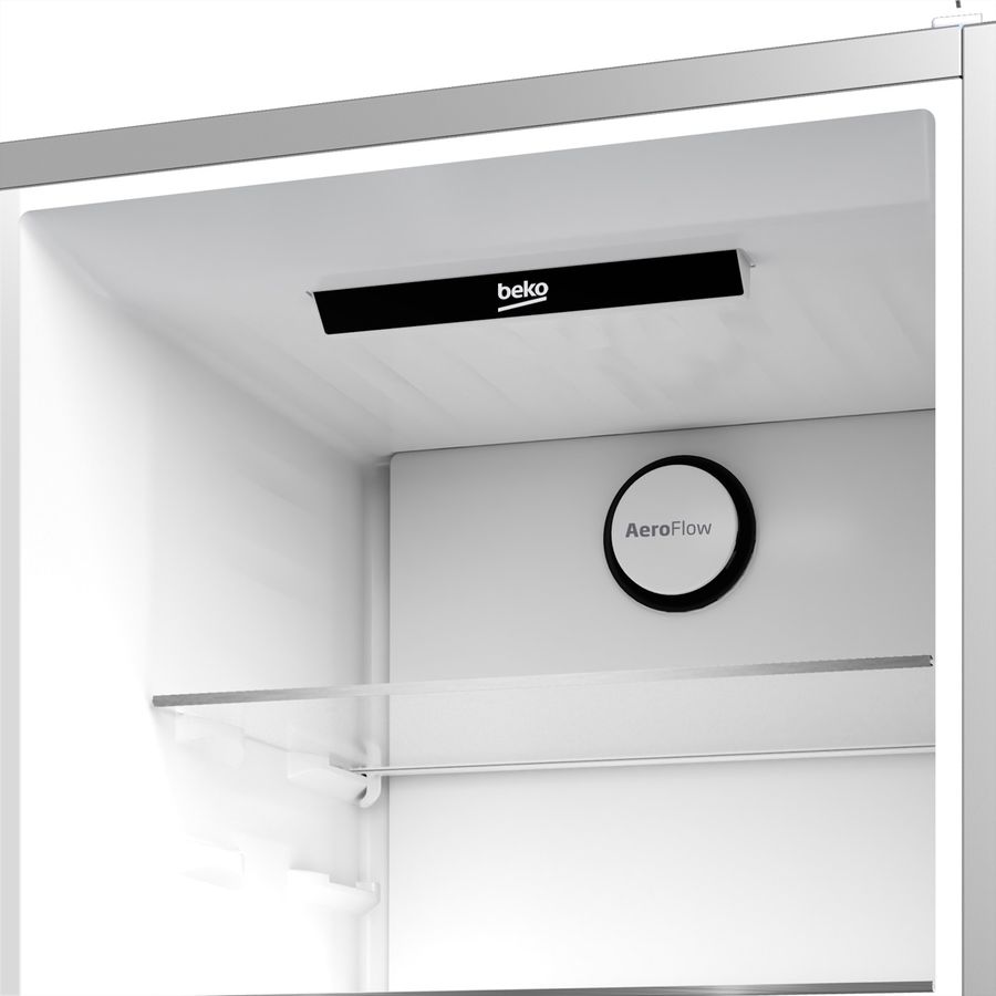 Beko Kühl-Gefrierkombination KG510, 316l, E, Inox