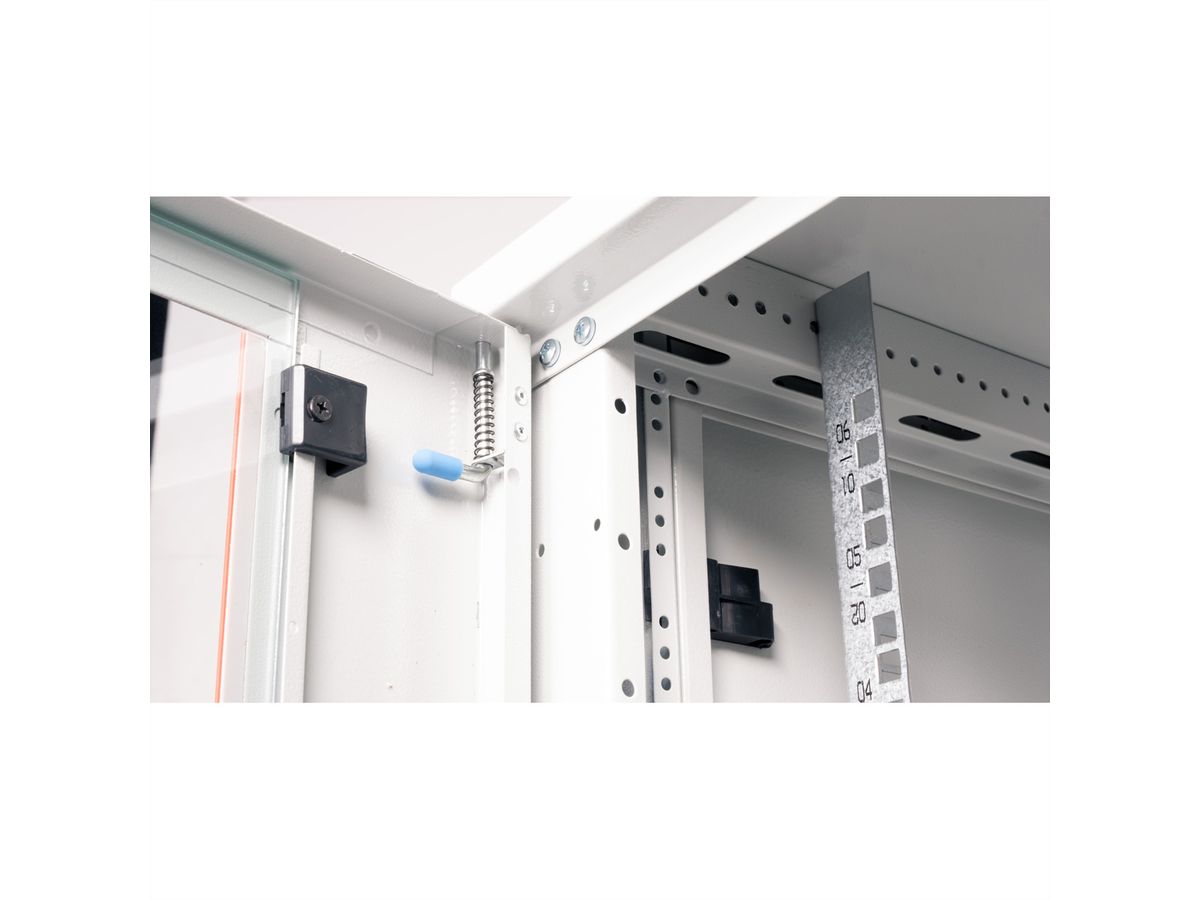 ROLINE 19-Zoll Wandgehäuse Basic Plus 6HE, 600x600 BxT grau