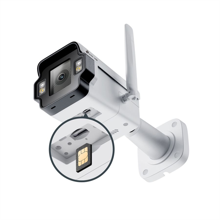 TP-Link InSight S345-4G(4mm) Bullet-Caméra 4 MP, 80.4°, IR-LED 50m, LTE