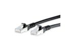 METZ CONNECT Cordon de brassage Cat.6A AWG 26, LSOH, noir, 50 m