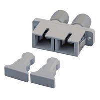 Coupleur-adaptateur FO MM, SC/ST duplex, gris