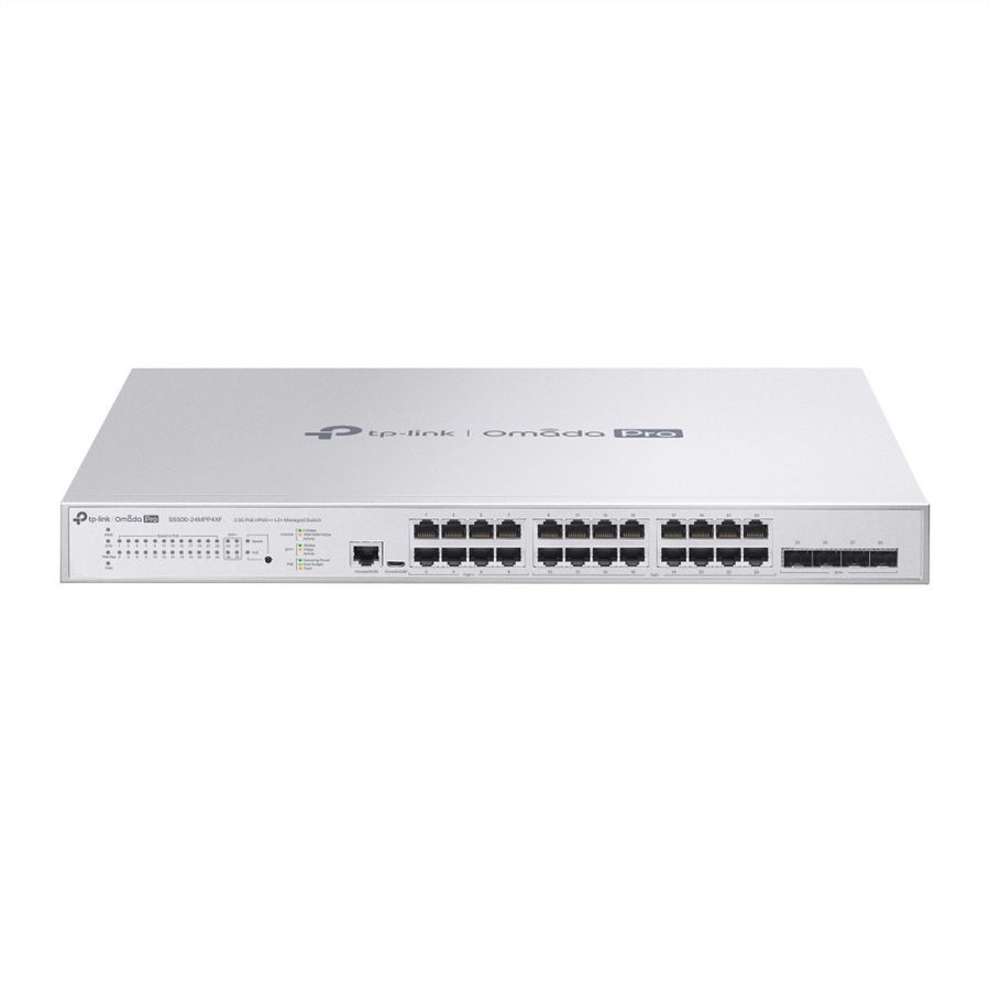 TP-Link Campus Switch S5500-24MPP4XF  , 4x10G PoE++ 2xSFP+ Managed Switch