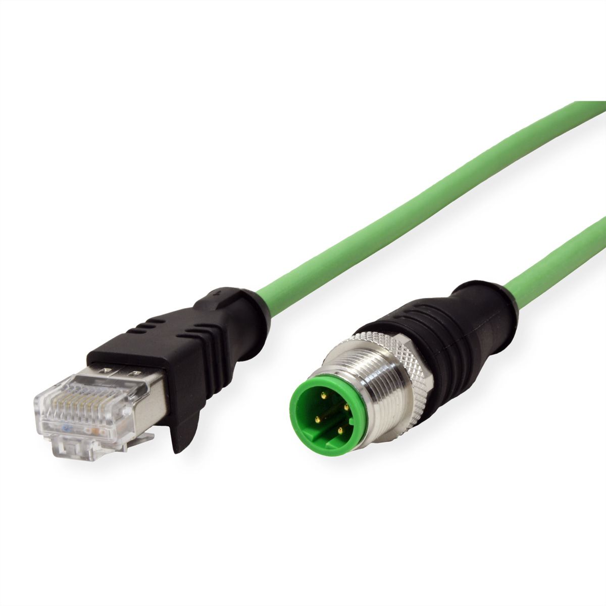 METZ CONNECT Câble Ethernet industriel M12-RJ45, codage D, 1 m
