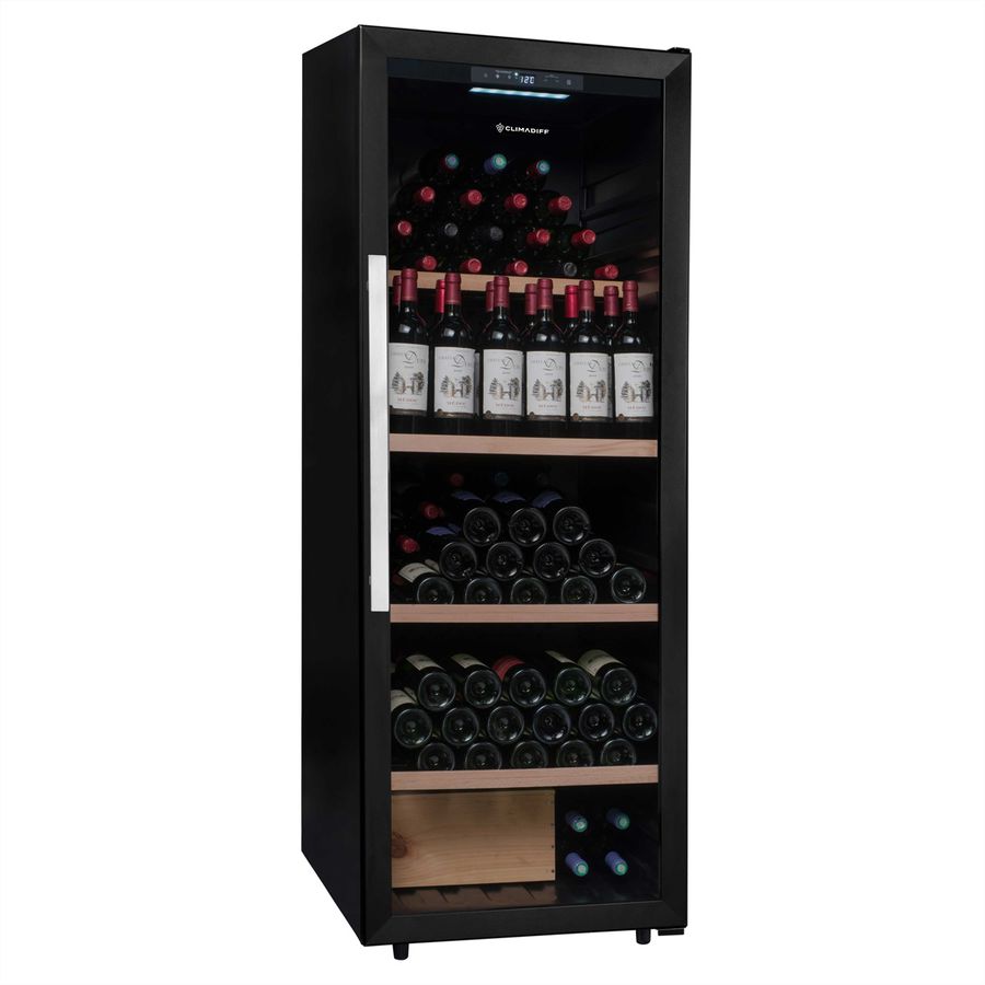 Climadiff Weinkühlschrank CPW204B1, Freistehend, 1 Zone, 204 Flaschen