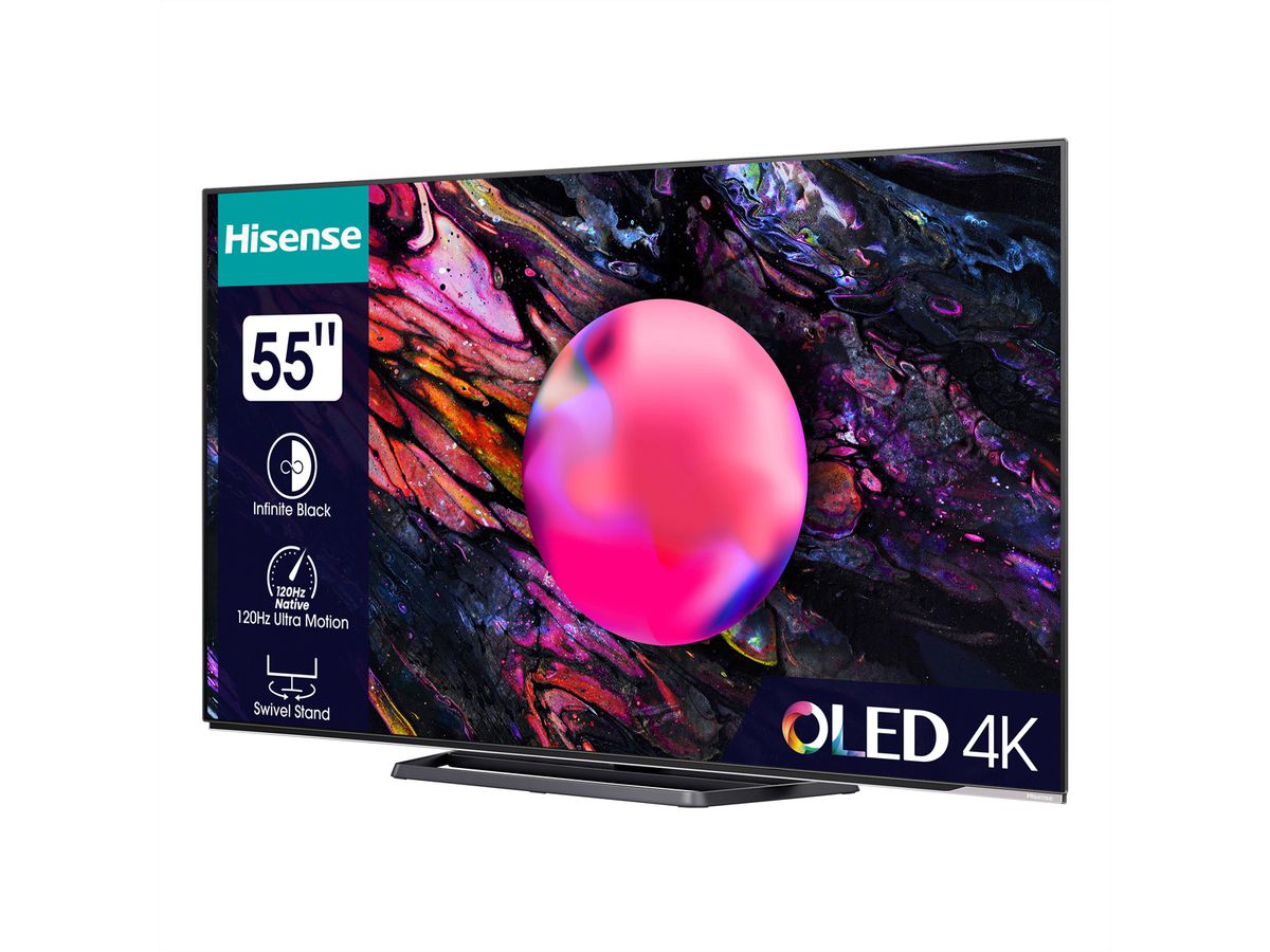 Hisense TV 55A85K, 55", 4K, OLED, 120 Hz